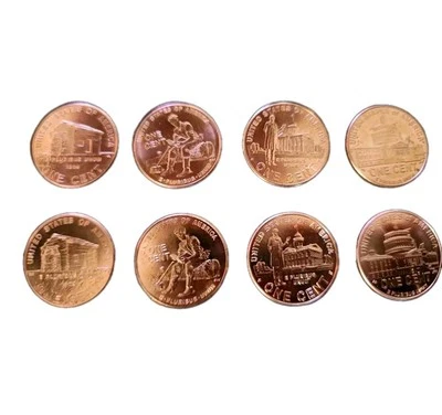 Juego completo de centavos Lincoln - 2009-8 monedas de P y D como nuevo  Foto 1 de 4