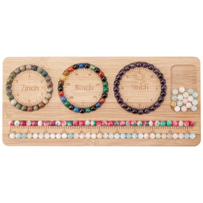 HSZCTUY Bead Board for Jewelry Making, Bamboo Beading Board for Bracelet Mak... - Image 1 of 4