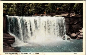 Cumberland Falls KY-Kentucky, Scenic View Vintage Souvenir Postcard - Picture 1 of 2