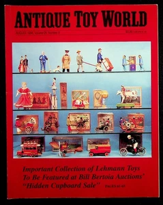 Antique Toy World Magazine AUGUST 1996 Collection of Lehmann Toys at Auctions - Picture 1 of 3