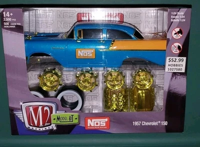 M2 Machines Model Kit Ground Pounders NOS 1957 Chevrolet 150 Chase 1/500 - Image 1 of 4