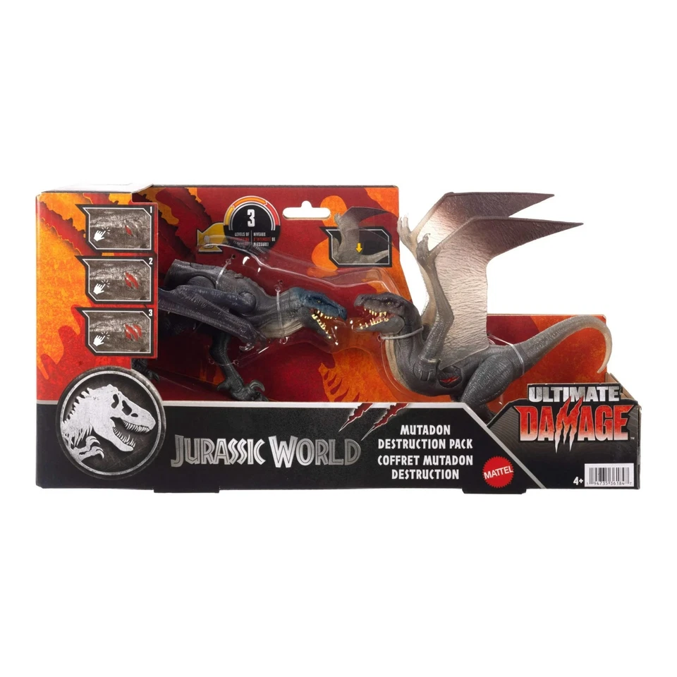 Jurassic World Renacimiento Mutadon Destrucción Paquete de 2 PREVENTA Foto 1 de 1