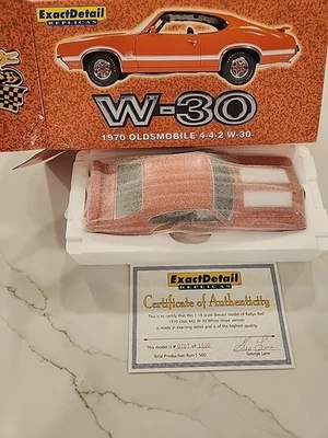 EXACT DETAIL 1:18 SCALE 1970 OLDSMOBILE 4-4-2 W-30 /1500 WCC306W - Image 1 of 4