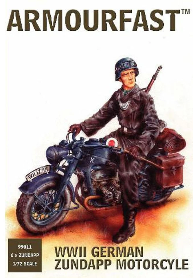 Armourfast 8127 1/72 WWII Deutsche Militärpolizei auf Motorrädern - Bild 1 von 1