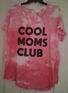 *Celebrate!* Womens Tshirt, Size Xxl, Pink Tie Dye, Mothers Day, Cool Moms Club - Picture 1 of 5