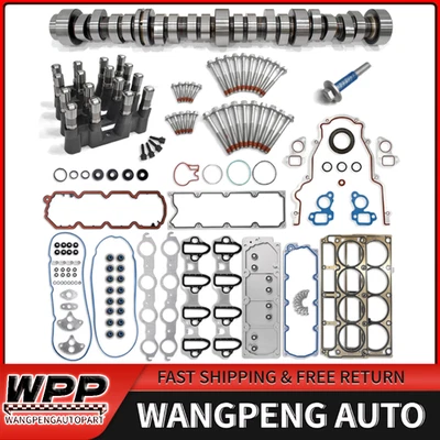 NON-AFM Camshaft Lifters Kit w/ Valley Cover FOR 2007-2013 Chevrolet GMC 5.3L V8 Foto 1 de 4