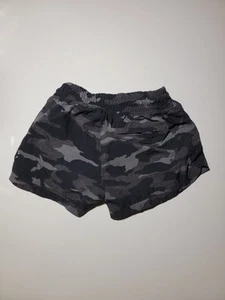 Athleta Girl Girls Black Camo All Play 3" Shorts Size M 8/10 EUC! - Picture 1 of 7