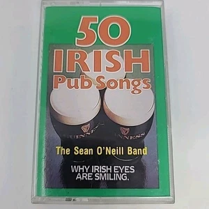 50 Irish Pub Songs The Sean O'Neill Band Audio Tape Cassette Irish Eyes Smiling - Imagen 1 de 16