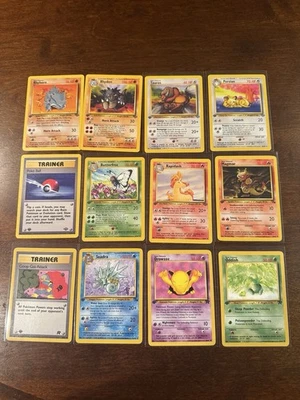 Pokémon TCG Bulk 1st Edition Jungle, Fossil, Sets WOTC VTG 1999 (x12 Cards) - Image 1 of 2