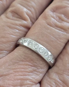Platinring 950 mit lupenreinen Brillanten - Bild 1 von 7