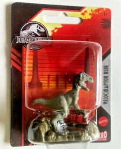 Jurassic World 2021 Velociraptor azul Mattel Micro Colección - Imagen 1 de 1