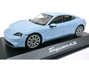 Porsche Taycan 4S 2019 Frozen Blu Metallizzato Minichamps Scala 1:43 Nuova - Foto 1 di 8