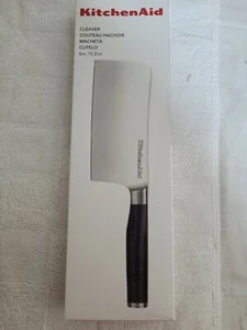 New Kitchen Aid KitchenAid 6” Japanese Style 6 inch Cleaver knife Black Handle - Picture 1 of 7