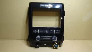 2009-2012 Ford F150 AC Heater Climate Control Switch Radio Bezel Glossy Black - Picture 1 of 12