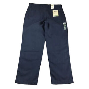Dockers Pants Mens 36X30 Blue Stretch Flat Front Straight Fit Utility Pant NWT