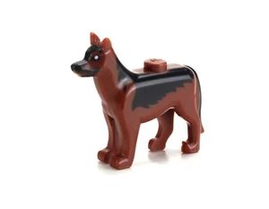 Custom German Shephard Dog with  compatible with toy brick minifigures - Picture 1 of 2