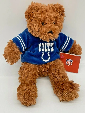 Indianapolis Colts Team Beans Plush Bear Road to Superbowl XL NWT Cover