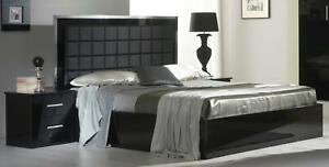 Bed Design Upholstery Modern Style Luxury Elegant Italy Bedroom Furniture Beds