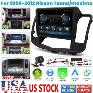 For Nissan Maxima 2008-2013 CarPlay Car Stereo Radio Android 13 GPS Navi 2G+32GB