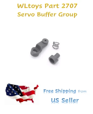 WLtoys 124008 OEM RC Car Part 2707 Servo Buffer Group SHIPS FREE from US Seller - Image 1 of 4