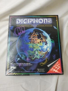 DIGIPHONE 1995 VOIP VINTAGE PC SOFTWARE Big Box Complete NEW SEALED win 3.1 - Picture 1 of 6