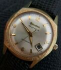 Vintage Bulova 23Jewels Auto,Champagne Date,New Crystal,Band & Just $erviced.