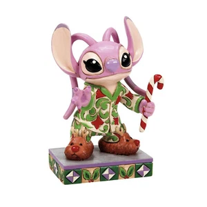 Disney Jim Shore 2024 Stitch's Angel in Pajamas Christmas Figurine 6015009 - Picture 1 of 4