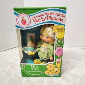 Vintage 1983 Strawberry Shortcake MINT TULIP Party Pleaser w/ Marsh Mallard Pet - Picture 1 of 14