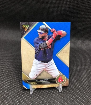2017 Topps Triple Threads David Ortiz /25 SAPPHIRE SSP No. 70 “BIG PAPI” HOF 🐐 - Image 1 of 4