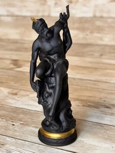 Franklin Mint SCHACH Set der Götter SCHWARZ x1 EIN Neptun Bischof Stück - Bild 1 von 3