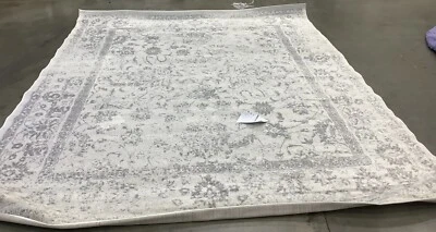 Tapete com manchas traseiras marfim/prata 8'-0" x 10'-0", preço reduzido 1172680403 ADR109C-8 - Imagem 1 de 4