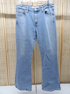 Pantalones de mezclilla vintage Levis para mujer juniors 13M azul 519 pierna baja acampanada Y2K Foto 1 de 4