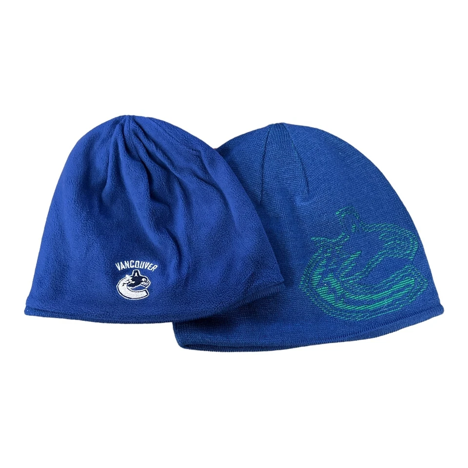 Vancouver Canucks Reversible Cuffless Knit Beanie Hat - Image 1 of 1