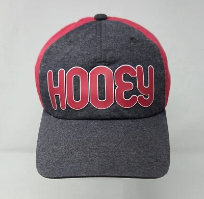 HOOey Hat Womens Trucker Cap Groove One Size Gray Pink Adjustable Strap Back  - Image 1 of 4