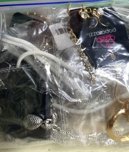 Bolso Sándwich Ziplock Lleno de NUEVO Joyería Paparazzi Piezas Surtidas - Imagen 1 de 4