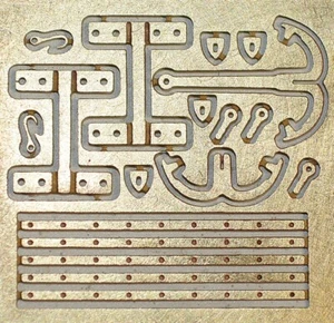 F2030 Kit for boats 1:72, brass - Picture 1 of 1