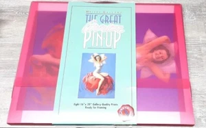 Great American Pin-up Portfolio Print Set de 8 por L. Meisel 16"x20" Nuevo Sellado - Imagen 1 de 3