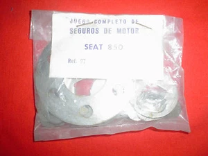 JUEGO DE SEGUROS COMPLETO DE MOTOR PARA SEAT 850  NUEVO - Picture 1 of 1