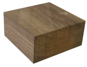 Schwarz Walnuss Schüssel / Platte Drehmeißel Leer / Holz Block Zu / Brennofen - Picture 1 of 6