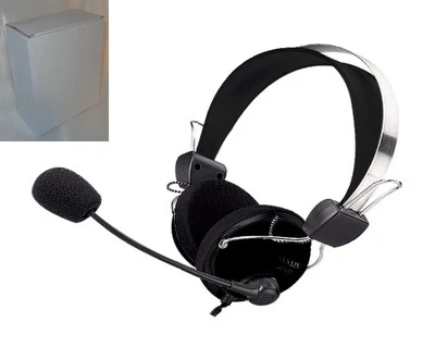 Stereo Headset Kopfhörer Mikrofon 3.5mm für PC Notebook PS4 Xbox SX-910 - Bild 1 von 2