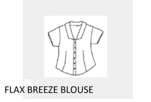 NWT FLAX BOLD GENEROUS LINEN Breeze Blouse 1X 2X 3X MUSHROOM DOTTY 3X MUSHROOM - Picture 1 of 4