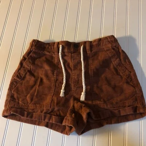 SO Corduroy Shorts Girl's Size 16 ? Rust Color Elastic Waist - Picture 1 of 7