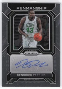 2022-23 Panini Prizm Kendrick Perkins #PNM-KPE Penmanship Celtics - Picture 1 of 2