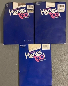 VTG NEW Hanes Too! PANTYHOSE LOT OF 3--SIZES IN DESCRIPTION - Picture 1 of 1