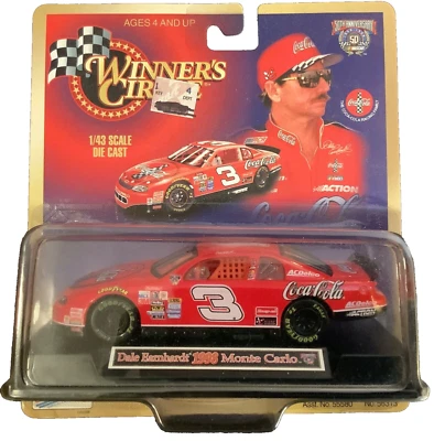 Winner’s Circle #3 Dale Earnhardt Chevrolet Monte Carlo 1:43 NASCAR Coca-Cola - Image 1 of 4