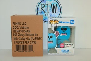 Funko POP! Sulley Flocked Amazon #1156 Disney Pixar Monsters Inc Exclusive - Picture 1 of 4