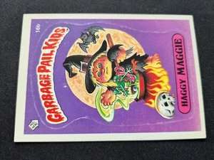 Pegatina Topps Garbage Pail Kid 1985 # 16b Haggy Maggie - variante brillante ** (EX) - Imagen 1 de 3