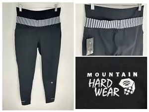 Mountain Hardware NWT 32 Degree Tight Legging Size Medium Black Gorpcore 27x29.5 - Picture 1 of 15