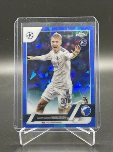 2022-23 Topps Chrome Sapphire UEFA #175 Hakon Arnar Haraldsson RC - Picture 1 of 2