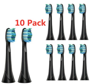10Pack Toothbrush Heads for SEAGO S2 / S5 /S10 /SX(New design),With 10 Dust caps - Picture 1 of 1